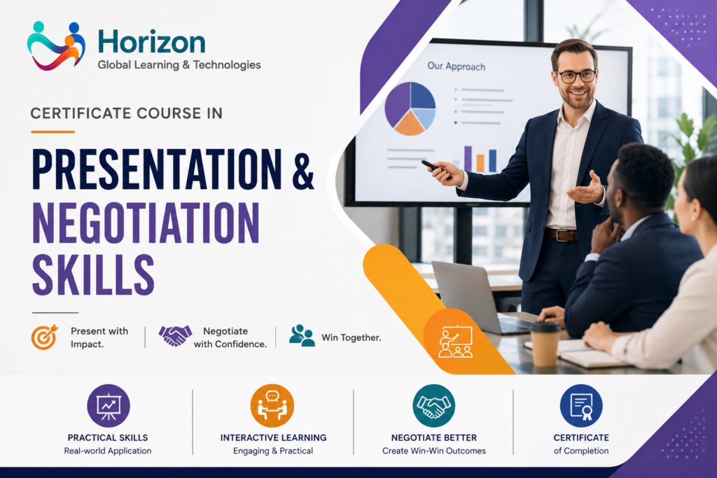 Certificate Course in Presentation & Negotiation Skills