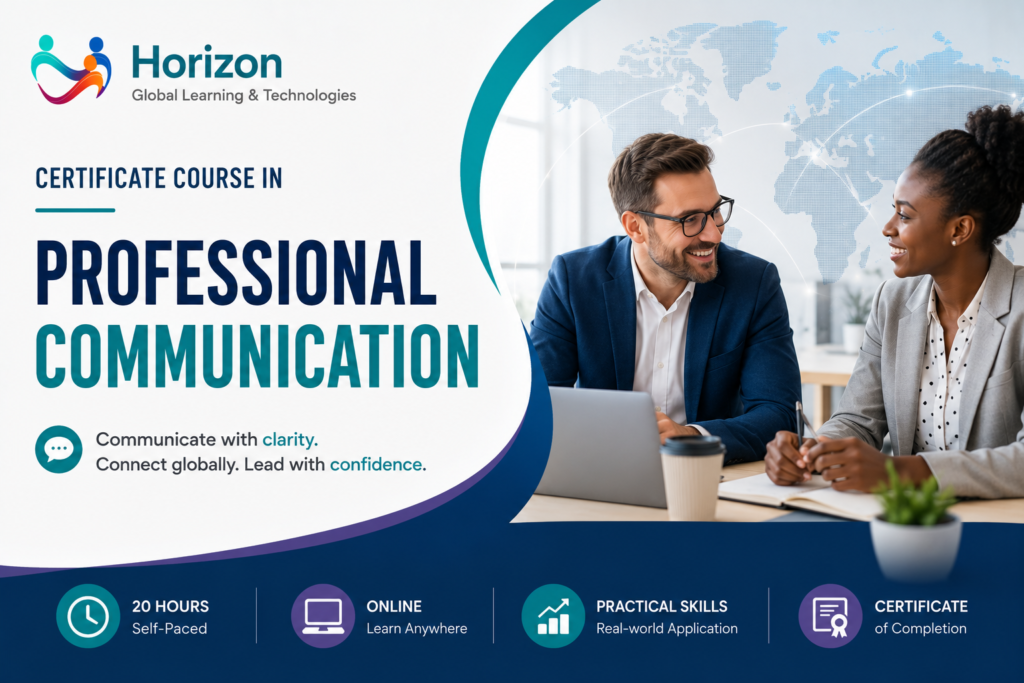 Certificate Course in Professional Communication