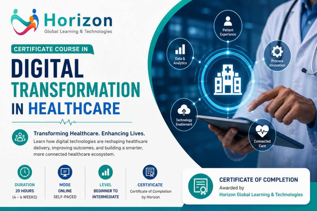 Certificate in Digital Transformation in Healthcare